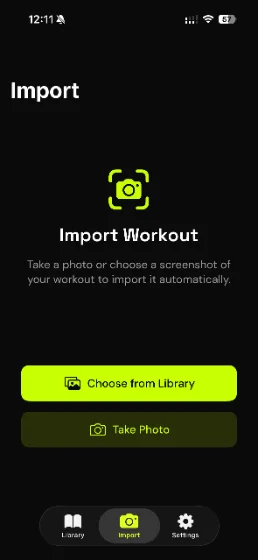 Wodshot app screenshot