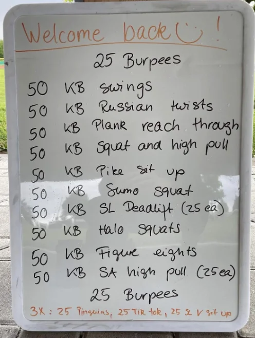 Snapping a photo of the whiteboard